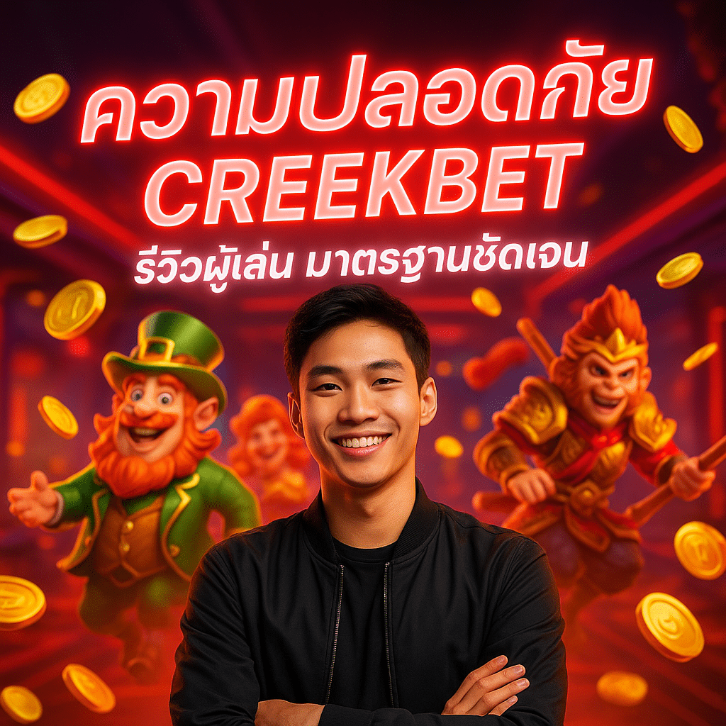 ความปลอดภัย CREEKBET รีวิวผู้เล่น มาตรฐานชัดเจน