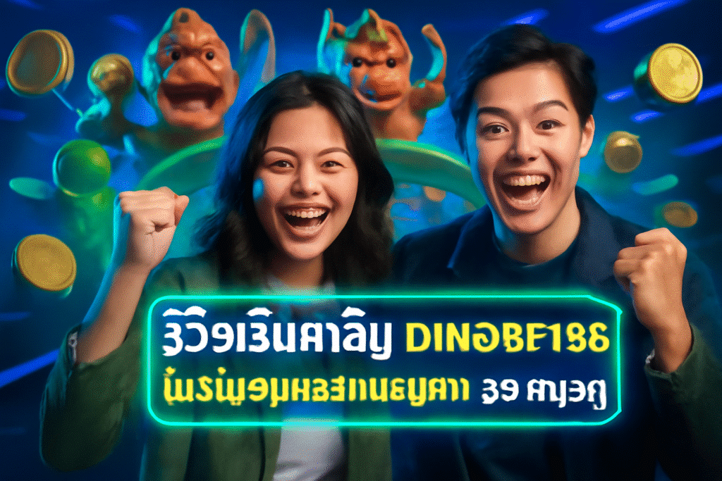 รีวิวเว็บคาสิโน DINOBET88: โปรโมชั่นและเกมสนุกๆ รอคุณอยู่